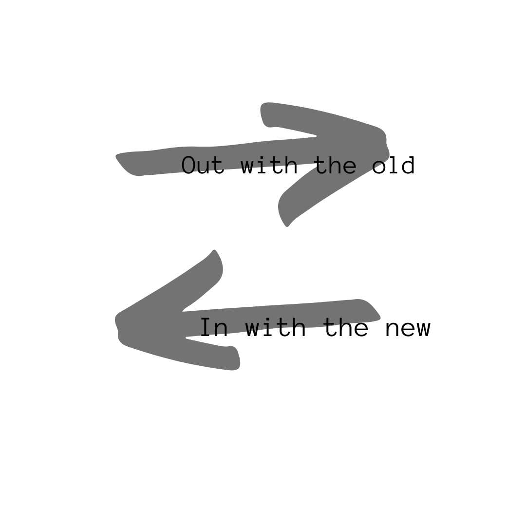 Why Change Is Good (Out With the Old and In With the New)