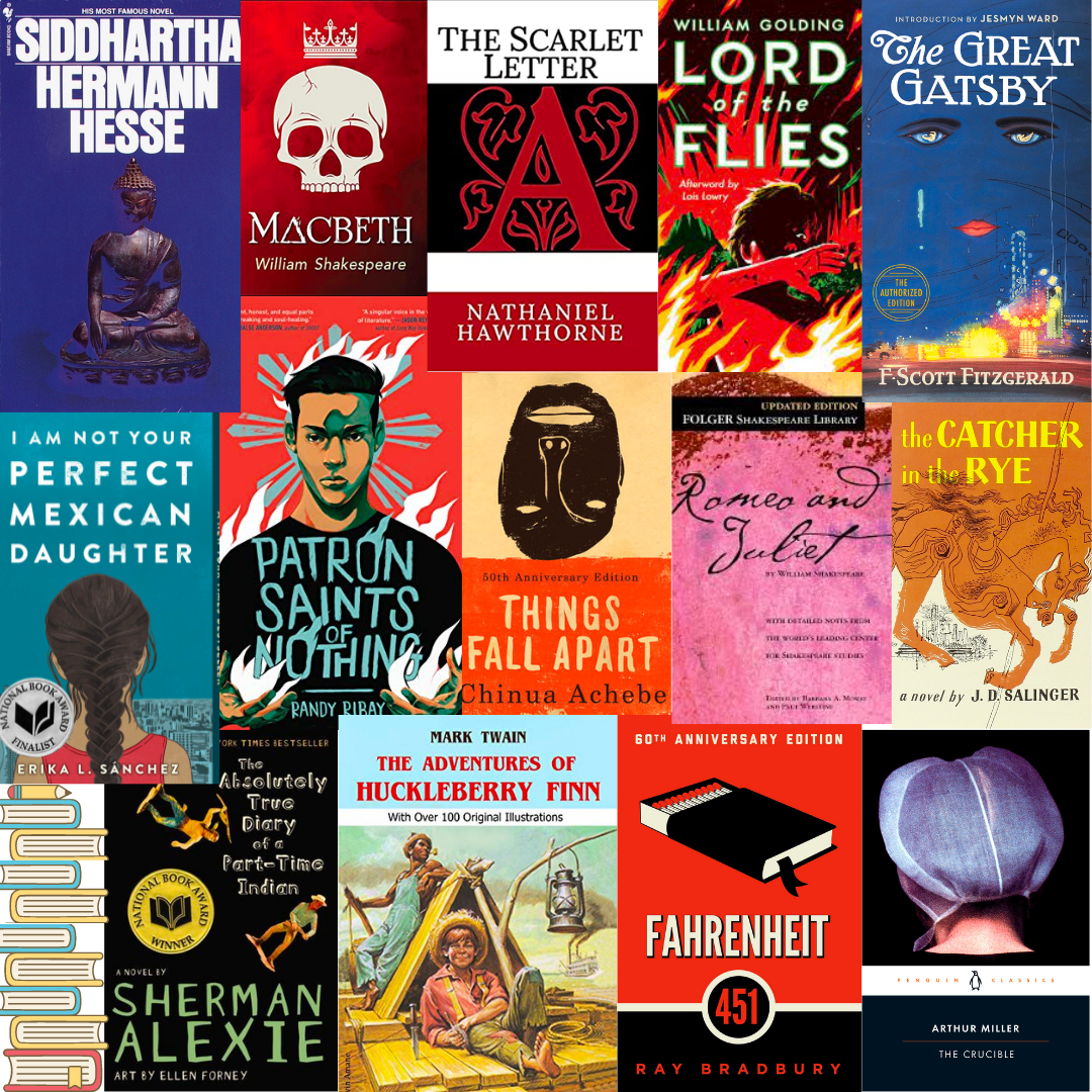 How does the English Department select Books?