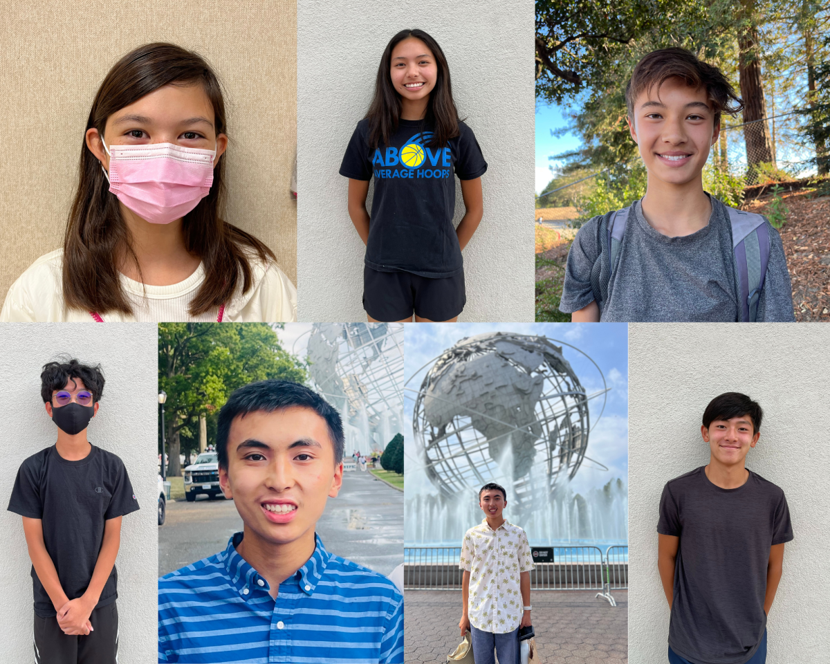 Top row: Amelia Naughten (9), Chloe Amayun (9), Leo Voytovich (9)
Bottom row: Benjamin Ahnn (9), Kaden Ren (9), Kevin Ren (9), Ethan Cabrera (9)