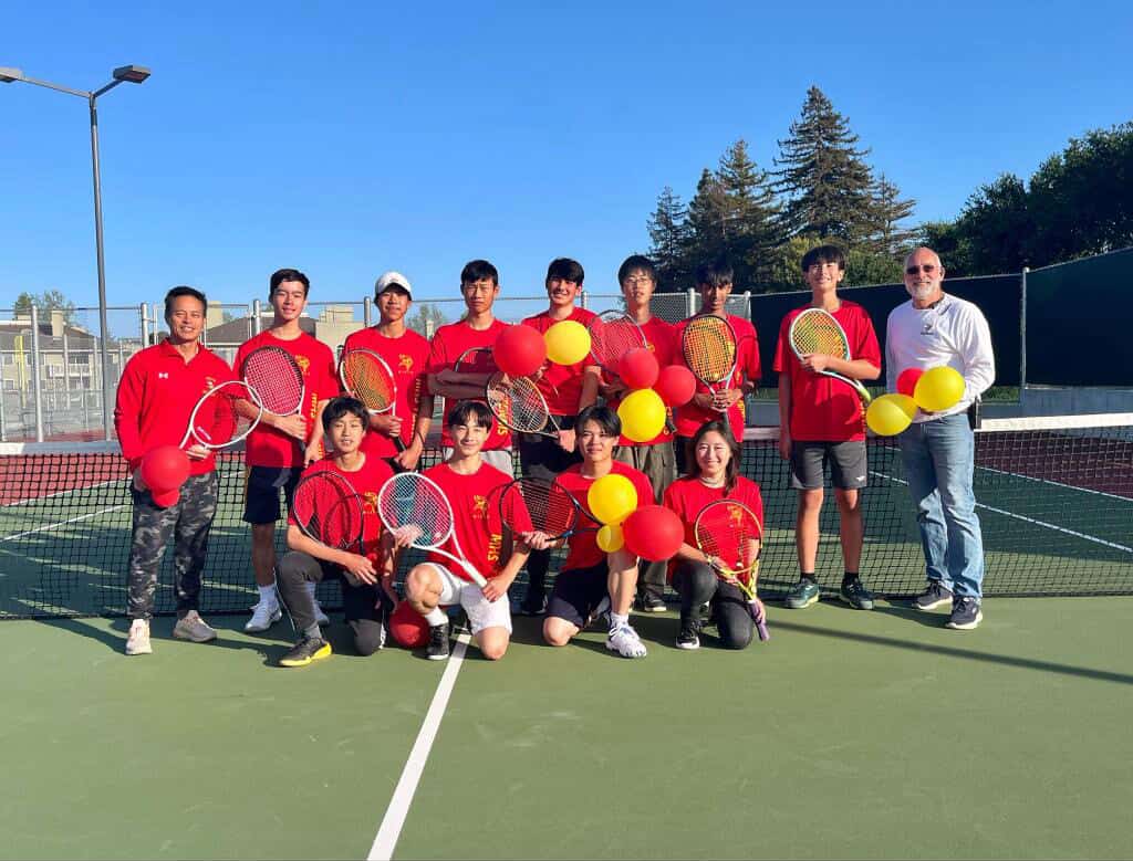 Mills Varsity Tennis Dominates the competition