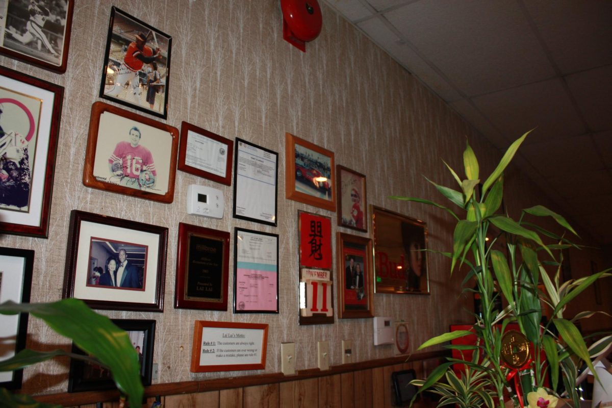 The interior of Lai Lai restaurant, founded in 1983, holds memories from its legacy in Millbrae.